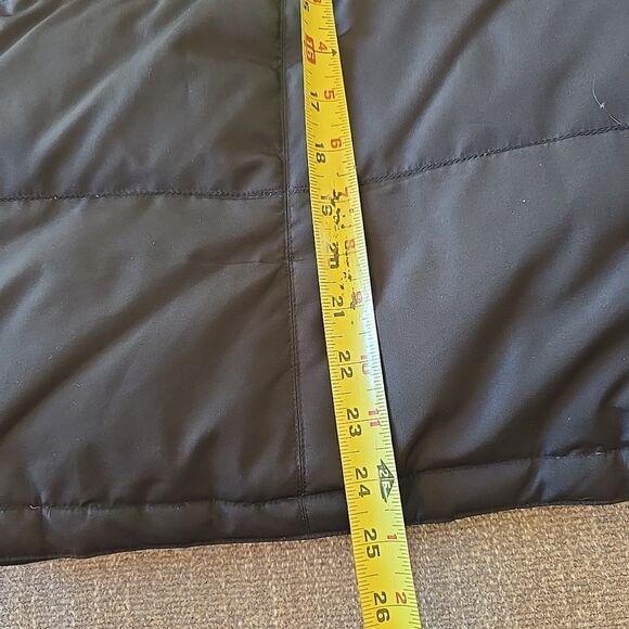 Down Coat Black XL Womens Winter Jacket Light blue fleece lined Colebrook - Picture 8 of 10